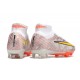 Nike Air Zoom Mercurial Superfly IX Elite FG Blanc Or