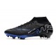 Nike Air Zoom Mercurial Superfly 9 Elite FG Noir Chrome Hyper Royal