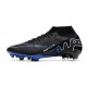 Nike Air Zoom Mercurial Superfly 9 Elite FG Noir Chrome Hyper Royal