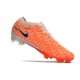 Nike Air Zoom Mercurial Vapor 15 Elite NU FG Givré Noir Orange Total