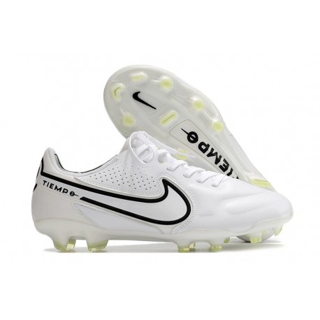 Nike Tiempo Legend IX Elite FG Nouvelles Blanc Noir