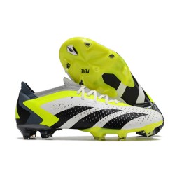 adidas Predator Accuracy.1 Low FG Blanc Noir Citron Lucide