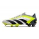 adidas Predator Accuracy.1 Low FG Blanc Noir Citron Lucide