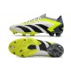 adidas Predator Accuracy.1 Low FG Blanc Noir Citron Lucide