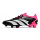 adidas Predator Accuracy.1 Low FG Noir Blanc Rose Equipe Choc