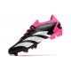 adidas Predator Accuracy.1 Low FG Noir Blanc Rose Equipe Choc