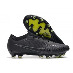 Nike Zoom Mercurial Vapor 15 Elite AG Shadow - Noir Gris Blanc Jaune Fluo