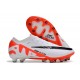 Nike Zoom Mercurial Vapor 15 Elite AG Blanc Cramoisi Vif Noir