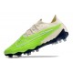 Chaussure Nike Phantom Gx Elite Fg Vert Blanc