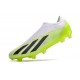 Adidas X Crazyfast.1 Sans Lacets Fg Crazyrush - Blanc Noir Lucid Lemon