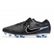 Chaussure Nike Tiempo Legend 10 Elite FG Noir Chrome Hyper Royal