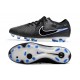 Chaussure Nike Tiempo Legend 10 Elite FG Noir Chrome Hyper Royal