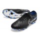 Chaussure Nike Tiempo Legend 10 Elite FG Noir Chrome Hyper Royal