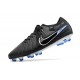 Chaussure Nike Tiempo Legend 10 Elite FG Noir Chrome Hyper Royal