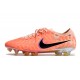 Chaussure Nike Tiempo Legend 10 Elite FG NU Goyave Givré Noir Orange Total