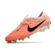 Chaussure Nike Tiempo Legend 10 Elite FG NU Goyave Givré Noir Orange Total