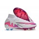 Nike Air Zoom Mercurial Superfly 9 Elite FG Blanc Rose Bleu