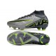 Nike Air Zoom Mercurial Superfly 9 Elite FG Gris Noir Vert