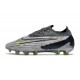 Chaussure Nike Phantom GX Elite FG Gris Noir