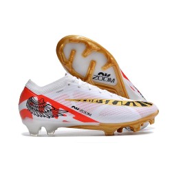 Nike Zoom Mercurial Vapor XV Elite FG Blanc Rouge Or