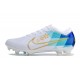 Nike Zoom Mercurial Vapor XV Elite FG Blanc Bleu Or