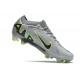 Nike Zoom Mercurial Vapor XV Elite FG Gris Noir Vert