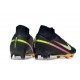 Nike Air Zoom Mercurial Superfly 9 Elite FG MR Noir Argentee