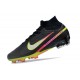 Nike Air Zoom Mercurial Superfly 9 Elite FG MR Noir Argentee