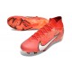 Nike Air Zoom Mercurial Superfly 9 Elite FG MDS Carmin Clair Ivoire Pâle Mandarine Vif