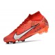 Nike Air Zoom Mercurial Superfly 9 Elite FG MDS Carmin Clair Ivoire Pâle Mandarine Vif