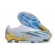 Adidas X Crazyfast.1 Sans Lacets Fg Blanc Bleu Or