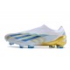 Adidas X Crazyfast.1 Sans Lacets Fg Blanc Bleu Or