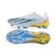 Adidas X Crazyfast.1 Sans Lacets Fg Blanc Bleu Or