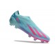 Adidas X Crazyfast.1 Sans Lacets Fg Messi X Miami Turquoise Rose