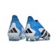 Chaussure adidas Predator Accuracy + FG Blanc Bleu Noir