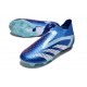 Chaussure adidas Predator Accuracy + FG Royal Vif Blanc Bleu Bonheur