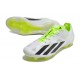 Adidas X Crazyfast + FG Nouvelle Blanc Noir Citron Lucide