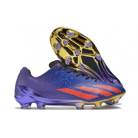 Adidas X Crazyfast + FG Nouvelle Violet Rouge Bleu