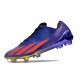 Adidas X Crazyfast + FG Nouvelle Violet Rouge Bleu