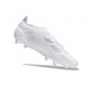 adidas Predator Elite Laceless FG Blanc Argent Mét