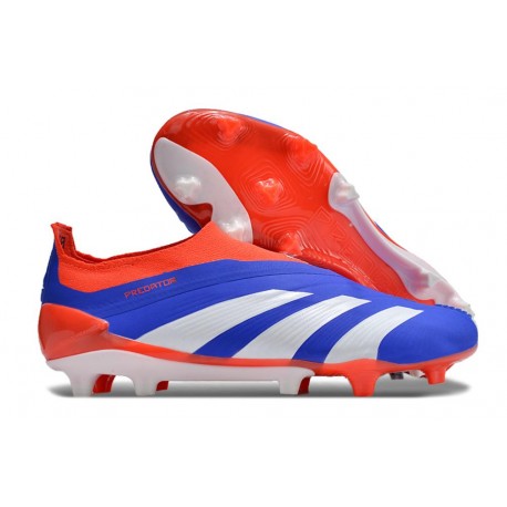 adidas Predator Elite Laceless FG Bleu Blanc Rouge