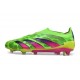 adidas Predator Elite Laceless FG Vert Solaire Equipe Jaune Choc Equipe Citron Lucide