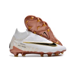 Nike Phantom GX Elite DF FG Blanc Or