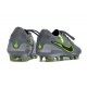 Chaussure Nike Tiempo Legend 10 Elite FG Gris Noir Vert