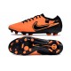 Chaussure Nike Tiempo Legend 10 Elite FG Orange Noir