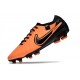 Chaussure Nike Tiempo Legend 10 Elite FG Orange Noir