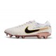 Chaussure Nike Tiempo Legend 10 Elite FG Blanc Or Noir