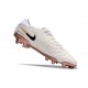 Chaussure Nike Tiempo Legend 10 Elite FG Blanc Or Noir