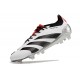 Chaussure adidas Predator Elite FG Blanc Noir Rouge