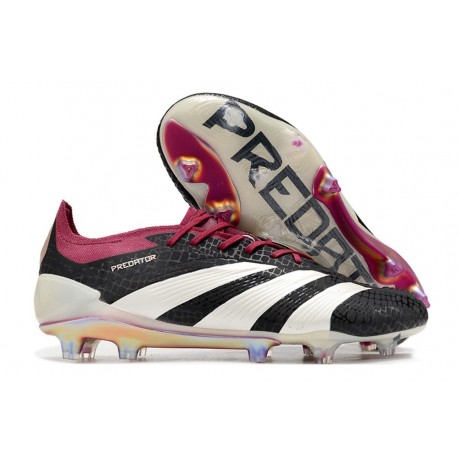 Chaussure adidas Predator Elite FG Noir Blanc Violeta